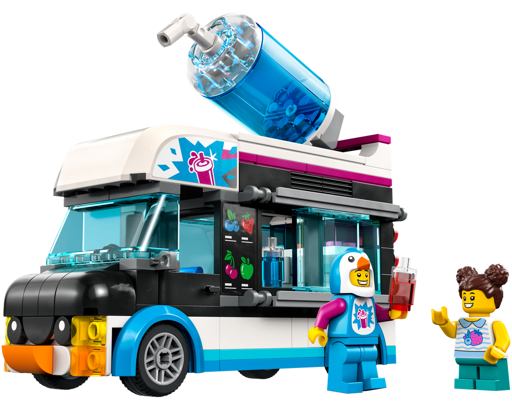 LEGO SET 60384 - Alternate build | Penguin Slushy Van