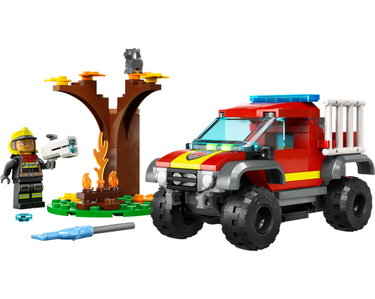 LEGO SET 60393 - Alternate build | 4x4 Fire Truck Rescue