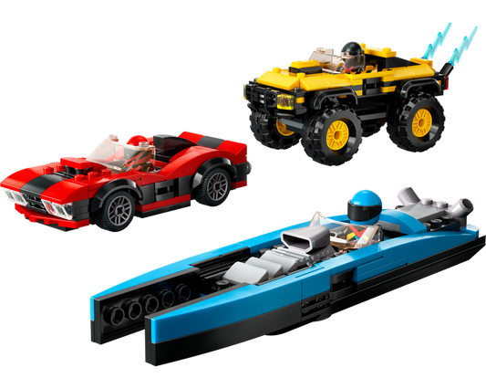 LEGO SET 60395 - Alternate build | Combo Race Pack