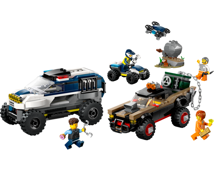LEGO SET 60449 - Alternate build | Off-Road Police Car Chase – How to ...