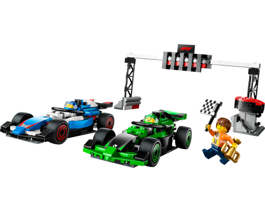 LEGO SET 60474 - Alternate build | F1 Grid with VCARB & Sauber Race Cars