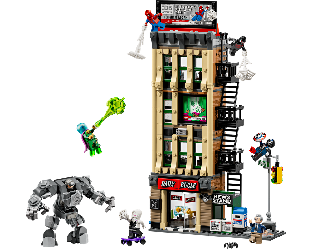 LEGO Set 76342-1 - Spider-Man vs. Mysterio: The Daily Bugle Alternate Builds: New Ways to Rebuild This Set