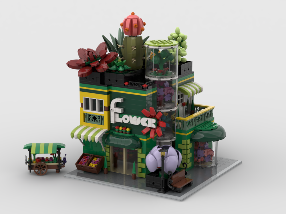 10 Inspiring Modular Flowers & Botanical  LEGO MOCs: Instructions, Tips and Ideas