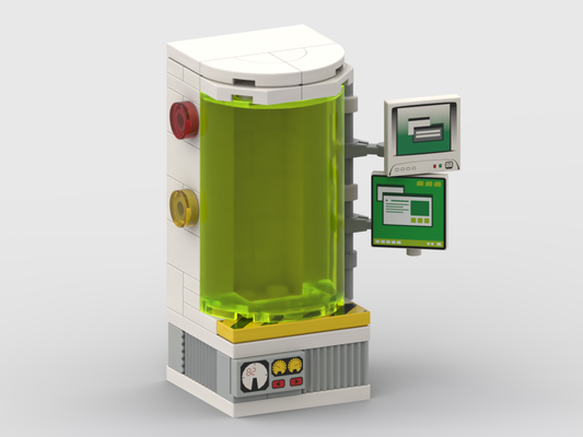 Futuristic Containment Chamber – Free Building MOC Instructions