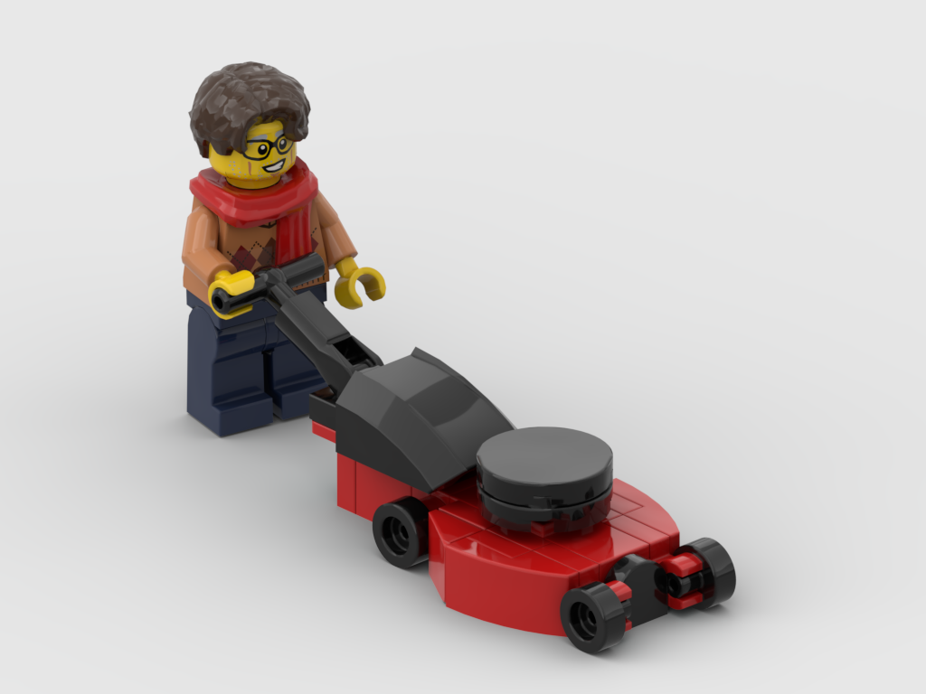 Lawn Mower – Free MOC Building Instructions