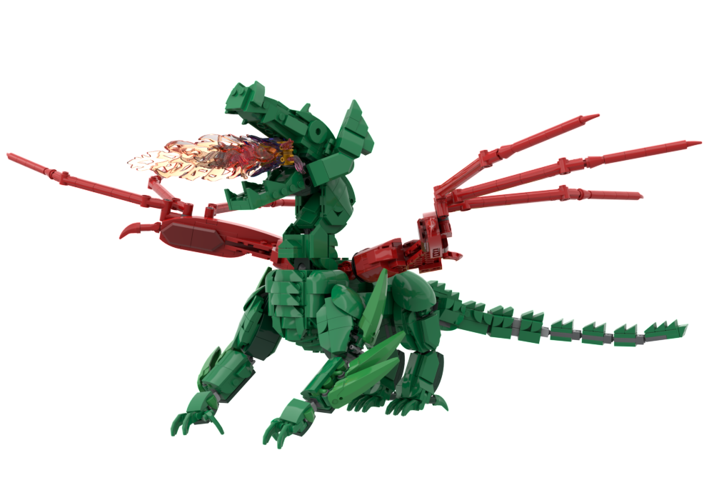 LEGO MOC Dragon: Breathe Fire Into Your Builds