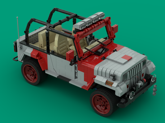 10 Inspiring Jurassic Park Jeep LEGO MOCs: Instructions, Tips and Ideas