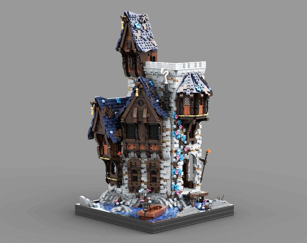 10 Inspiring Castle on a Rock LEGO MOCs: Instructions, Tips and Ideas