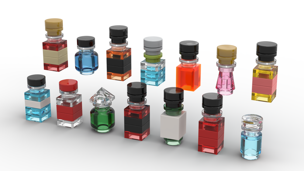 LEGO Liquor Bottles: Tiny Glassware, Big Personality: MOCs & Instructions