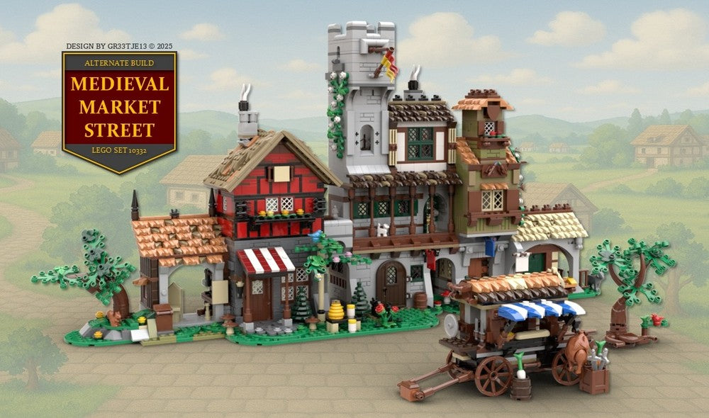10 Inspiring Medieval Market LEGO MOCs: Instructions, Tips and Ideas