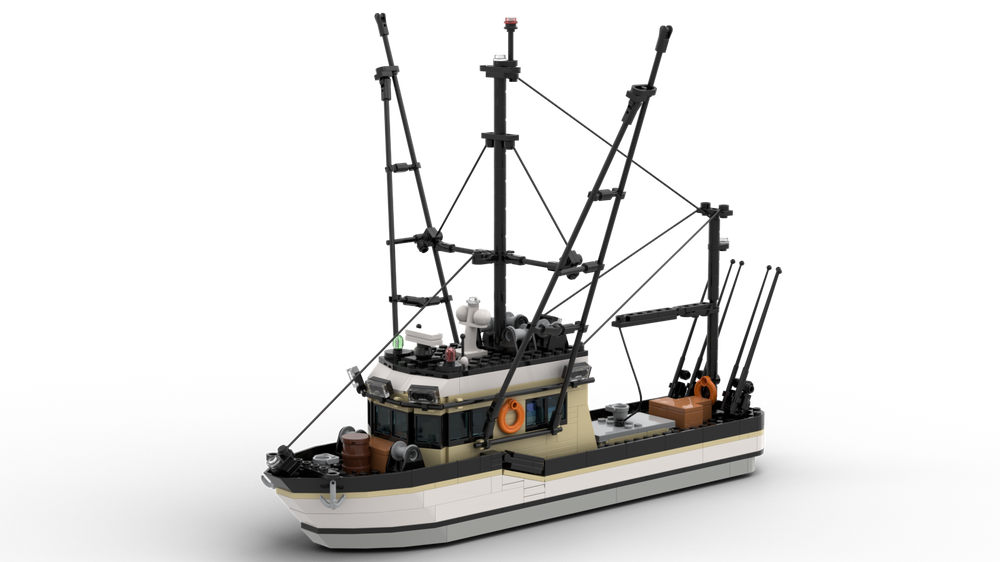 10 Inspiring Trawler / fishing boat LEGO MOCs: Instructions, Tips and Ideas