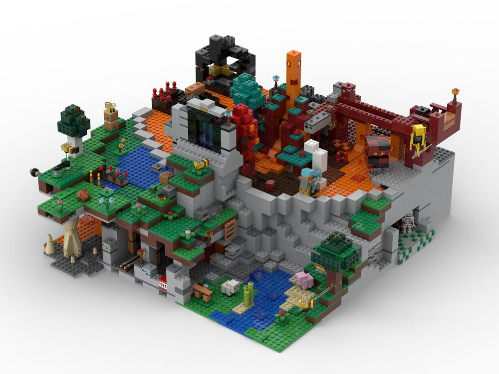 LEGO Minecraft: From Micro Worlds to Giant Displays — Tips, Ideas ...
