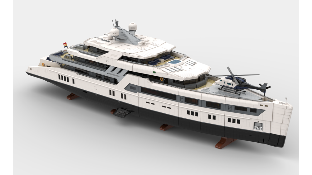 10 Inspiring Mega Yacht LEGO MOCs: Instructions, Tips and Ideas