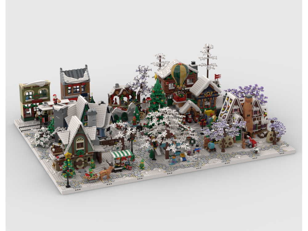 LEGO Christmas Village: The Ultimate Winter Wonderland (MOC Guide + Hand-Picked Models)