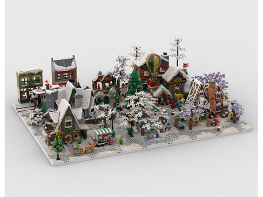 LEGO Christmas Village: The Ultimate Winter Wonderland (MOC Guide + Hand-Picked Models)