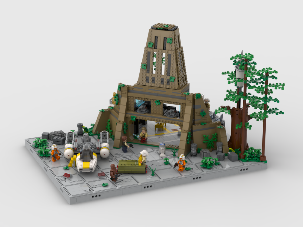 10 Inspiring Yavin 4 Rebel Base LEGO MOCs: Instructions, Tips and Ideas