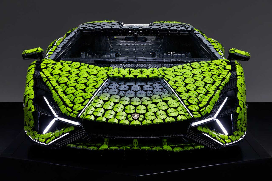 Lamborghini Sián FKP 37 In real life with 400,000 LEGO Technic pieces