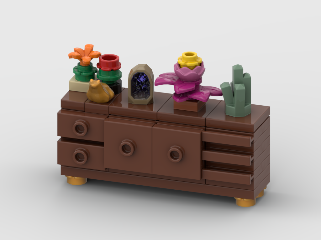 Living Room Dresser – Free MOC Building Instructions