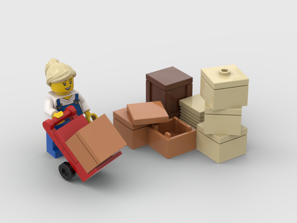 Moving Day Setup – Free Building MOC Instructions