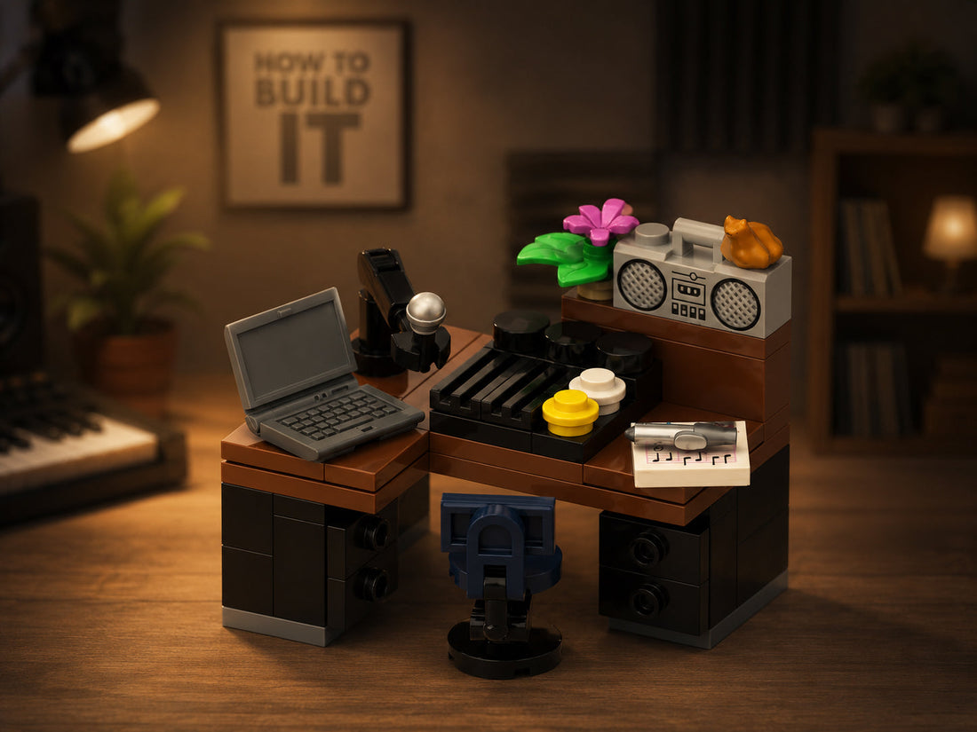 Music Studio MOC – Free Recording Studio Building Instructions