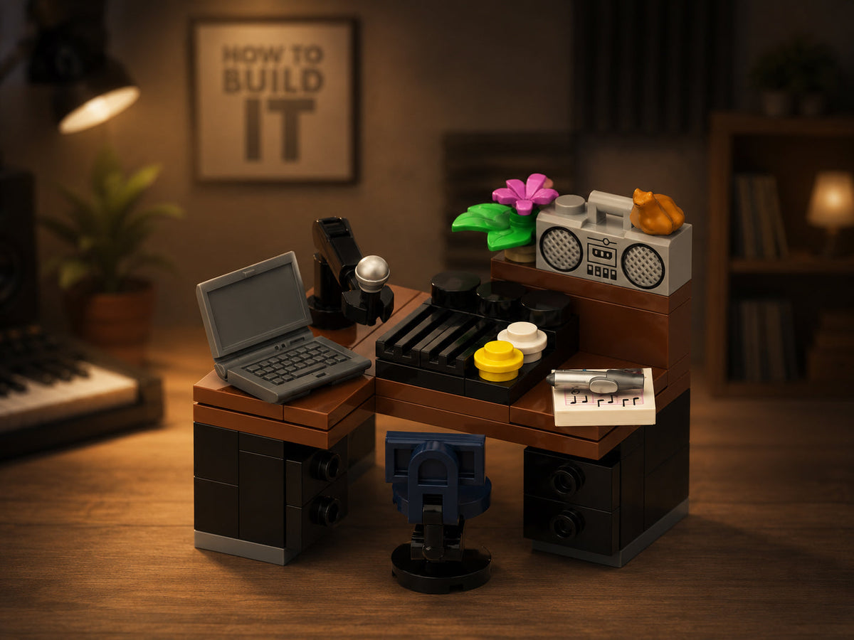 Music Studio MOC – Free Recording Studio Building Instructions
