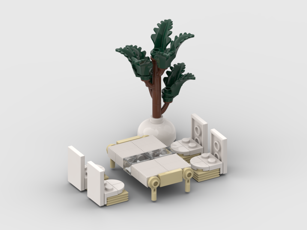 Outdoor Seating System – Free Building MOC Instructions