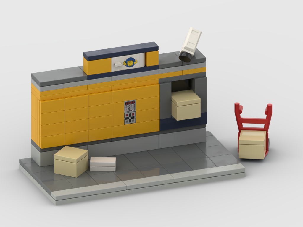 Parcel Pickup Locker Free Building Instructions