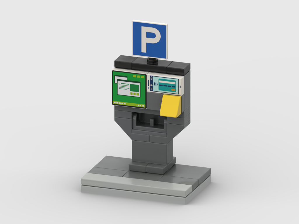 Parking Meter Free Building Instructions for City Layouts