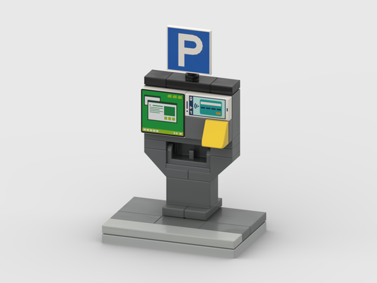Parking Meter Free Building Instructions for City Layouts