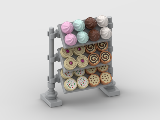Pastry Display Stand – Free MOC Building Instructions