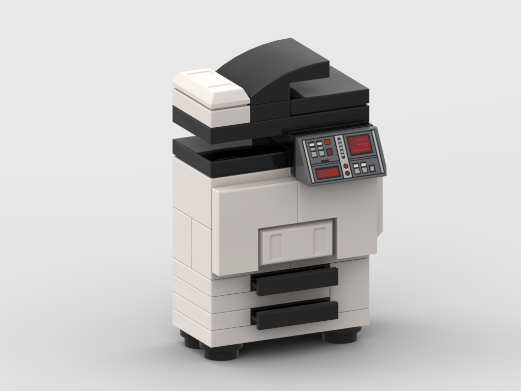 Office Photocopier – Free MOC Instructions