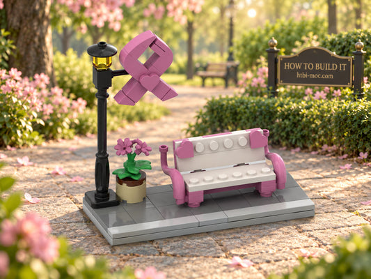 Breast Cancer Awareness Bench MOC – Free Instructions