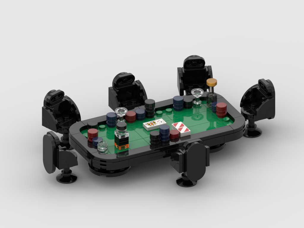 Poker Table – Free MOC Instructions