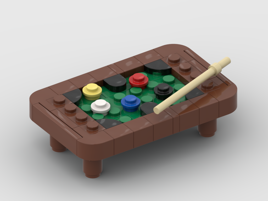Pool Table – Free Building MOC Instructions