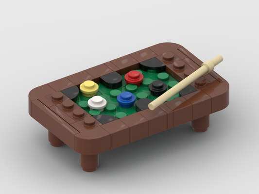 Pool Table – Free Building MOC Instructions