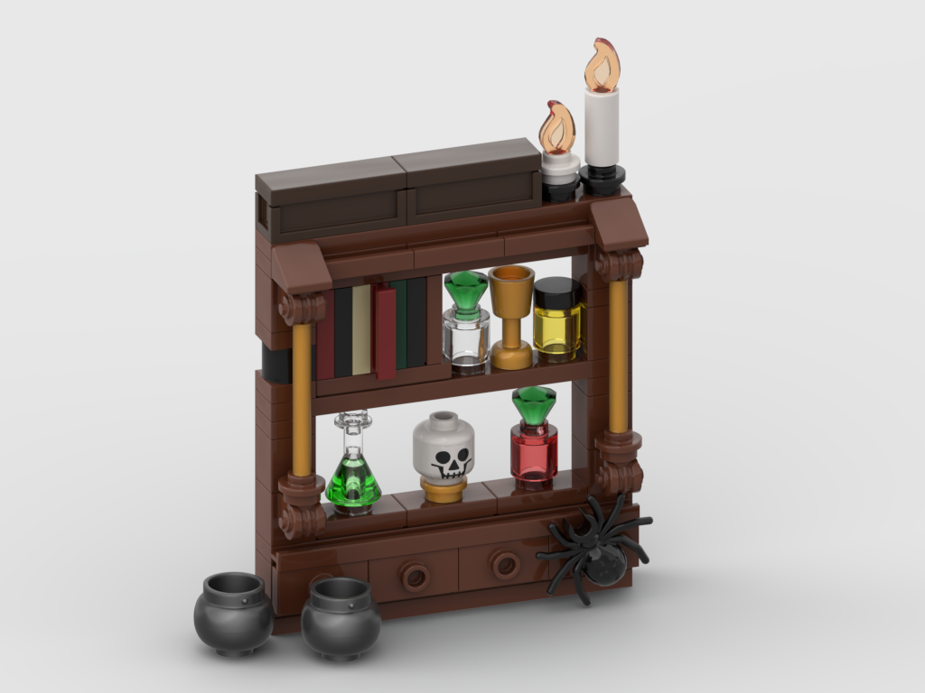 Potion Cabinet Building Instructions | Free Fantasy and Halloween Display Build
