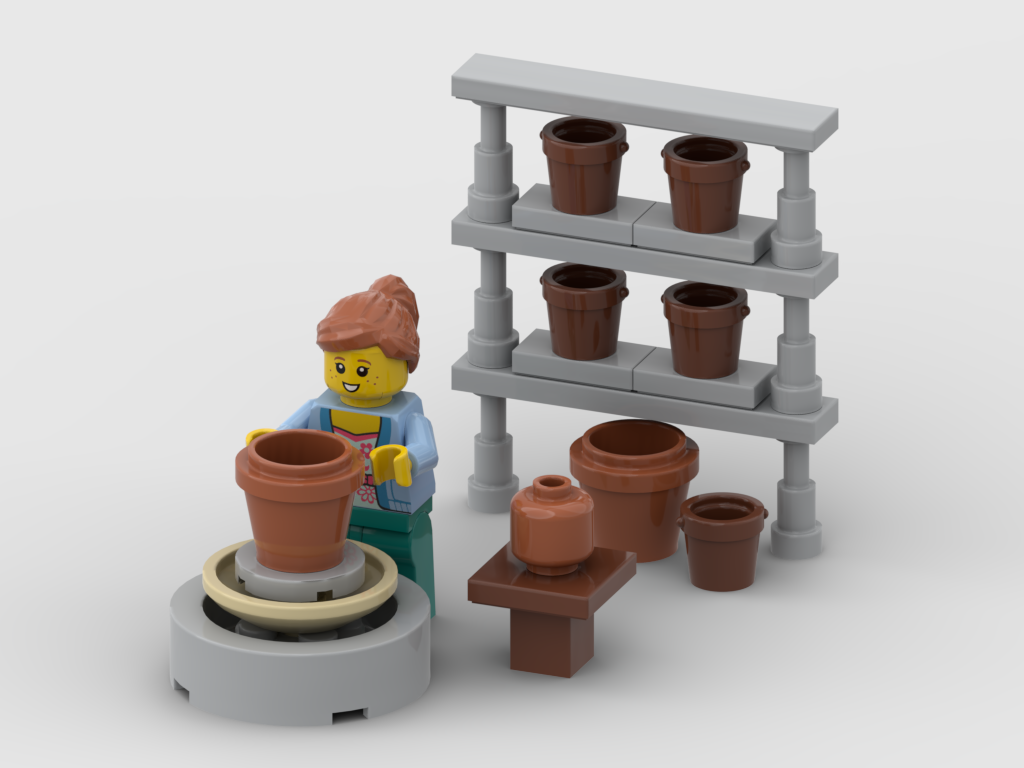 Potter’s Wheel – Free MOC Building Instructions