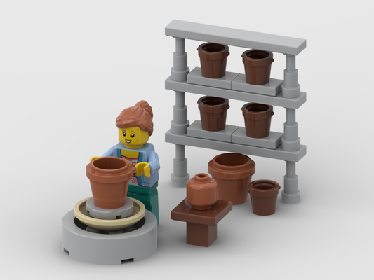 Potter’s Wheel – Free MOC Building Instructions