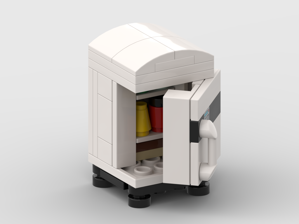 Mini Refrigerator – Free MOC Building Instructions
