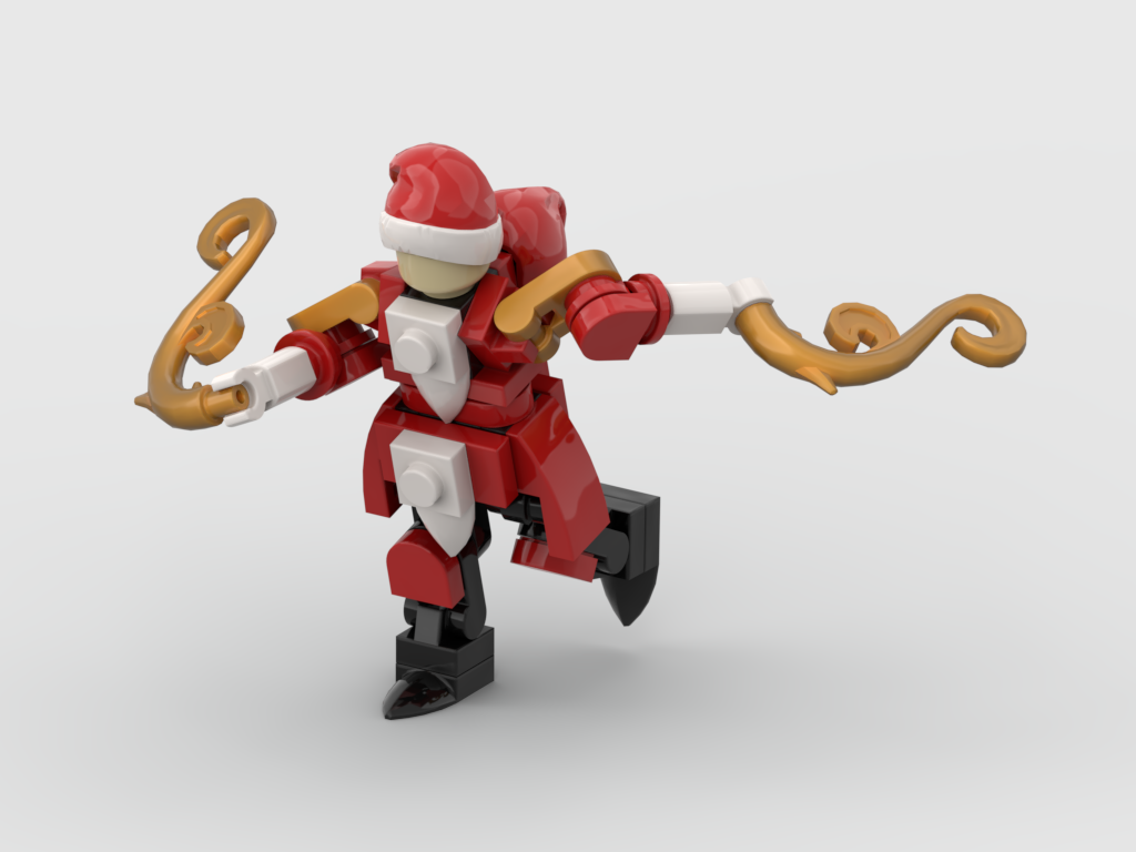 Santa in Motion – Free MOC Instructions