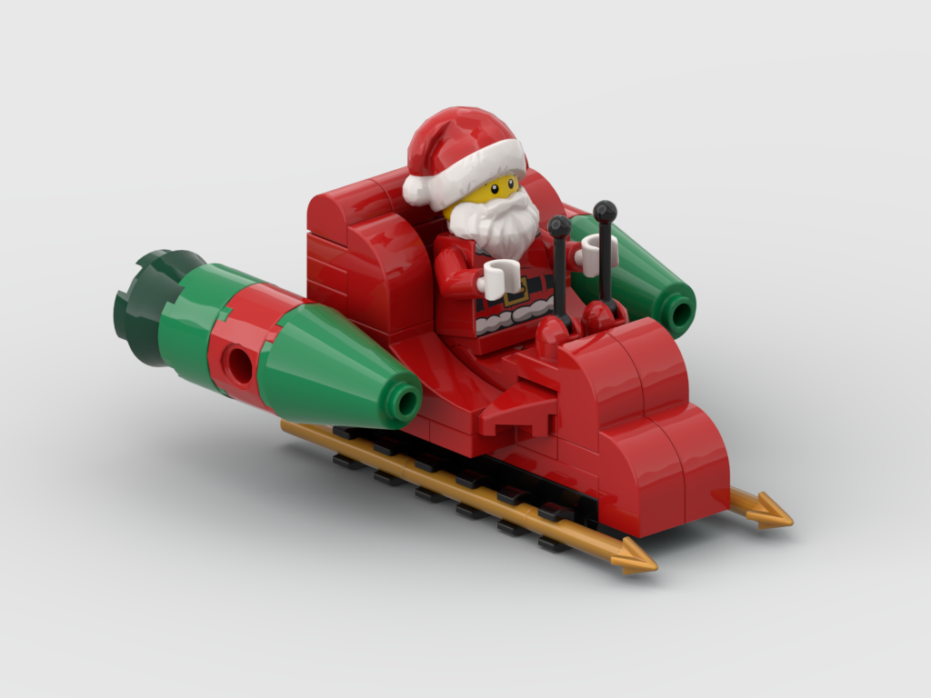 Santa’s Super Sleigh – Free MOC Instructions