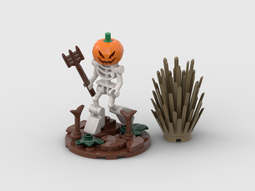 Pumpkin Skeleton – Free Building MOC Instructions