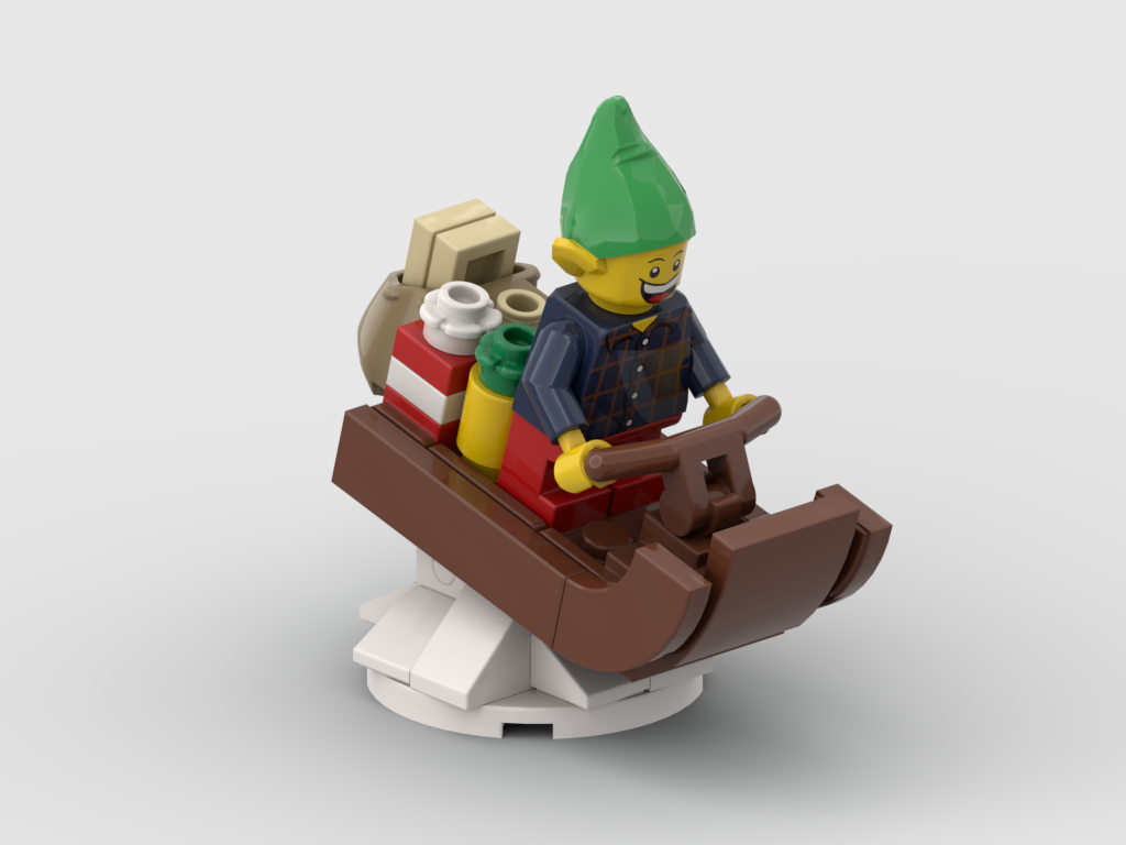 Winter Snow Sled – Free MOC Instructions