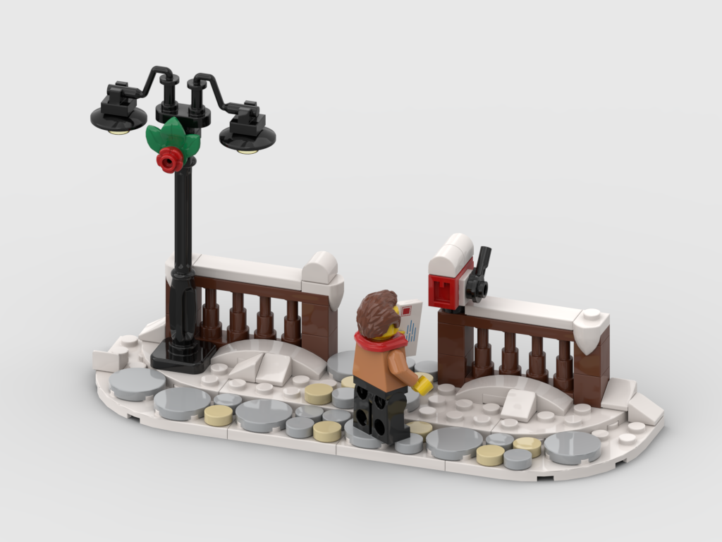 Snowy Mailbox – Free Building MOC Instructions