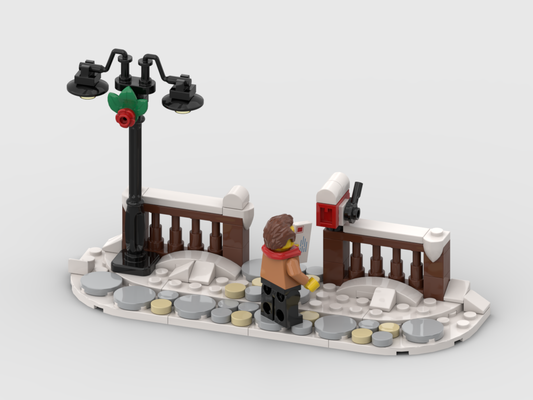 Snowy Mailbox – Free Building MOC Instructions
