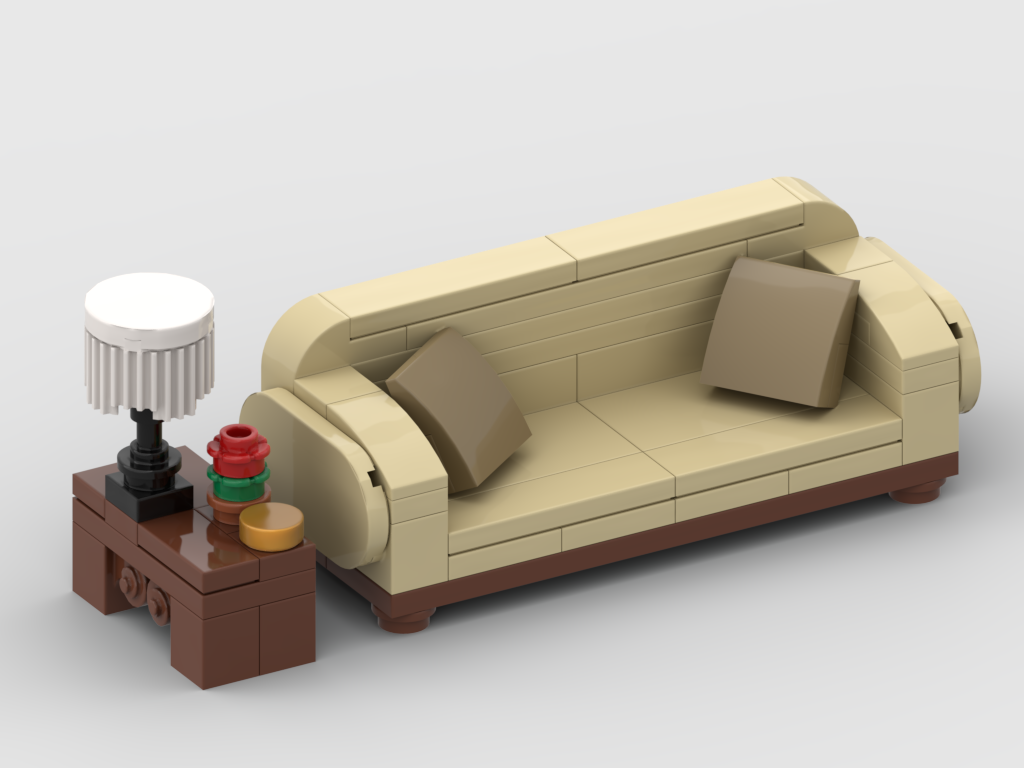 Sofa & Side Table Build – Free Building MOC Instructions