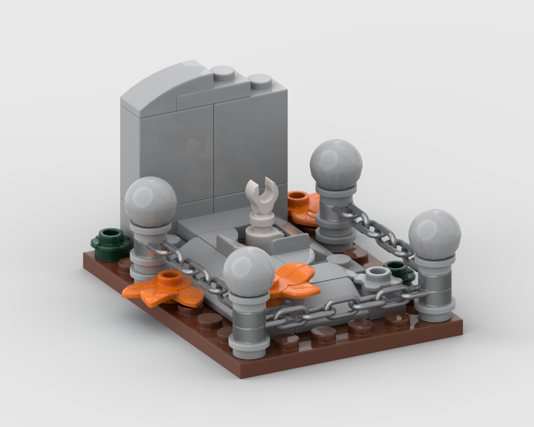 Zombie Tombstone Building Instructions | Free Spooky Graveyard Build