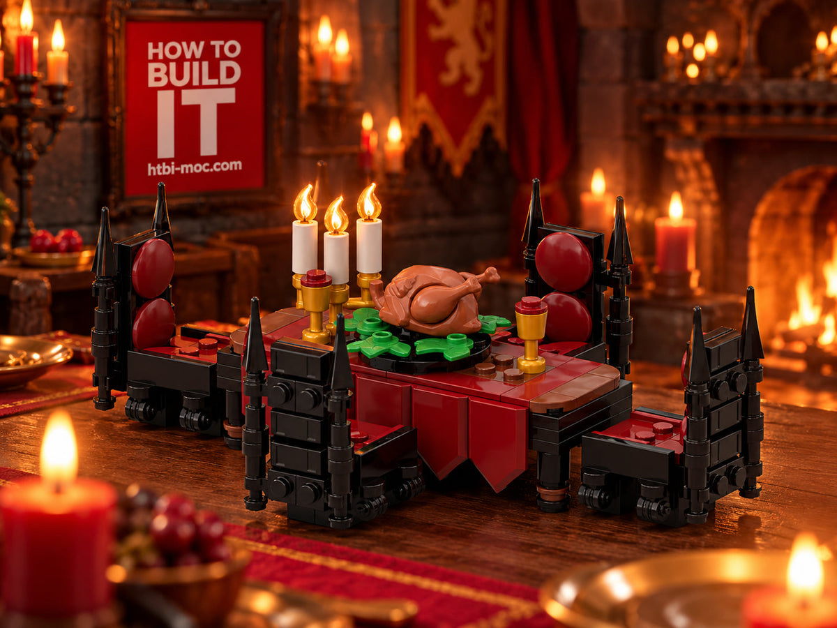 Vampire’s Feast MOC – Free Gothic Building Instructions