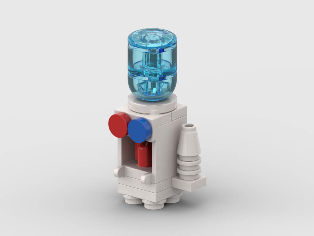 Water Cooler – Free MOC Building Instructions
