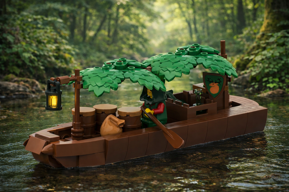 Forestman Boat – Free Building MOC Instructions